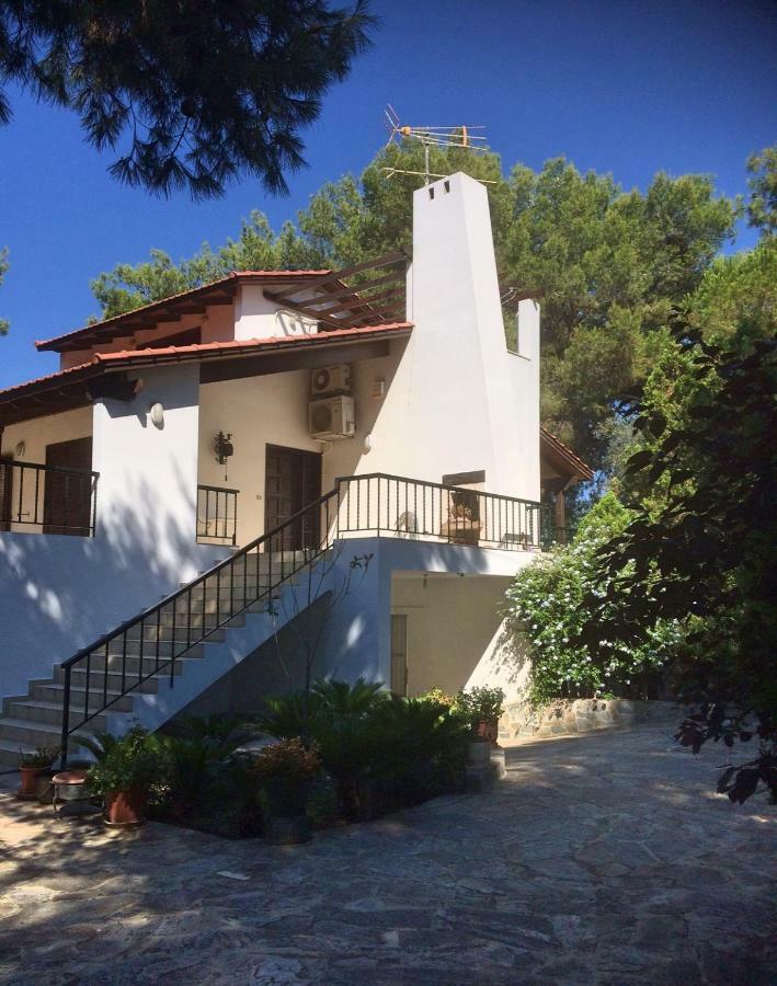Seaside Villa In Alikes, Chalkida Дросія Екстер'єр фото